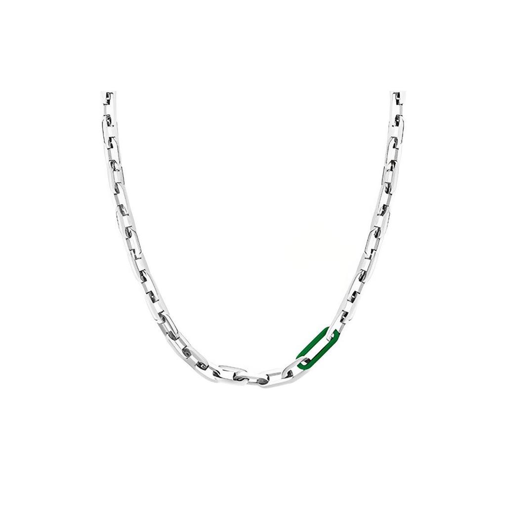 Lacoste Ensemble Fashion Hip Hop Necklace Women necklace Silver 2040099