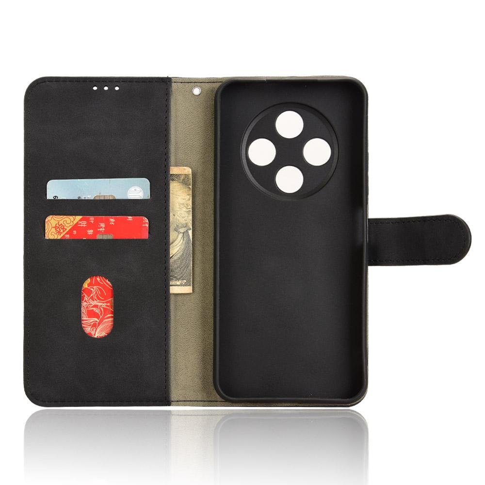 For TECNO Spark 30C 4G Leather Case Skin-Feel Anti-Drop Wallet Flip Phone Cover