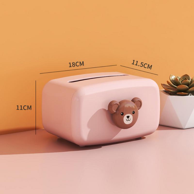 Wooden Tissue Box Holder Simple Stylish Living Room Bedroom Toilet Household Handkerchief Box Car Tissue Case Napkin Holder