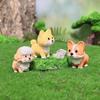 Second Generation Cartoon Dog Wangcai PVC Figure - Car Console Ornament & Cake Decoration Toy