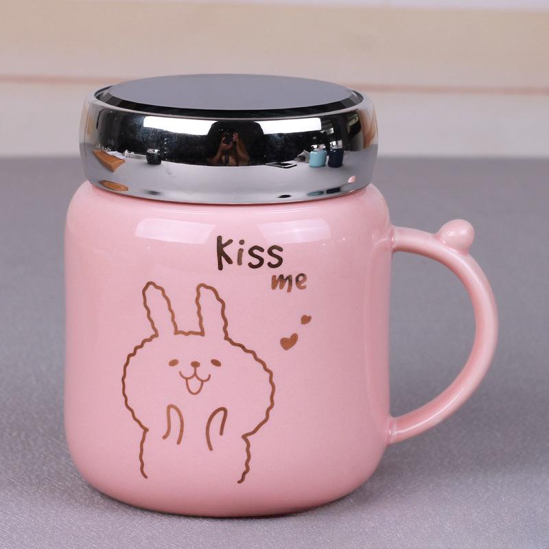 4pcs Water Cup Gift Box Ceramic Cup Creative Simplicity Mark Cup Opening Event Gift Companion Gift Set Office Cup Birthday Gift