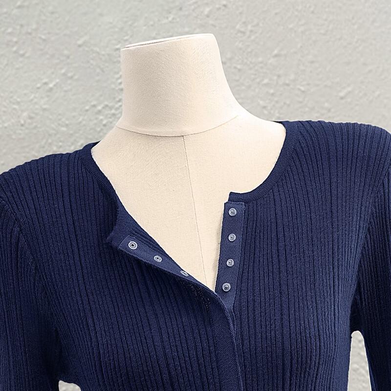 Sibaishe Women's Elegant Long Sleeve Knit Top