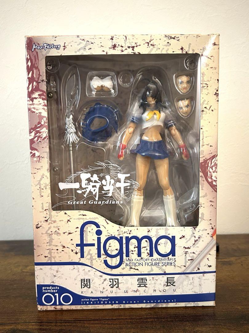 

[USED] Ikki Tousen figma Kan u Uncho figure anime