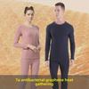 "7A Antibacterial Graphene Thermal Underwear Set - Men's and Women's Velvet Seamless Winter Base Layer"