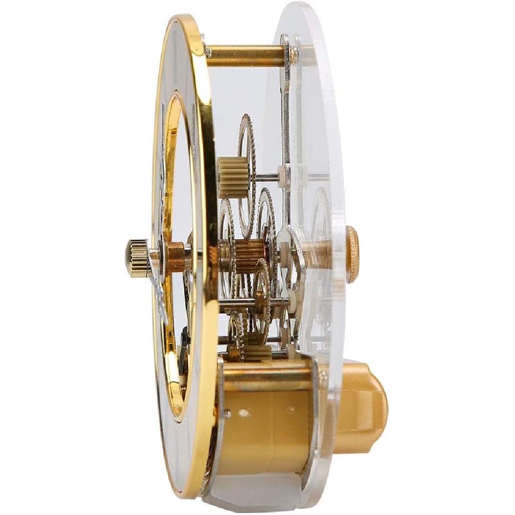 

Мини-вставка для часов 3,38 дюйма(86мм), Круглые кварцевые часы, вставка для часов, встроенные металлические часы, кварцевая часовая головка, DIY, настольные, для рукоделия, часовые аксессуары