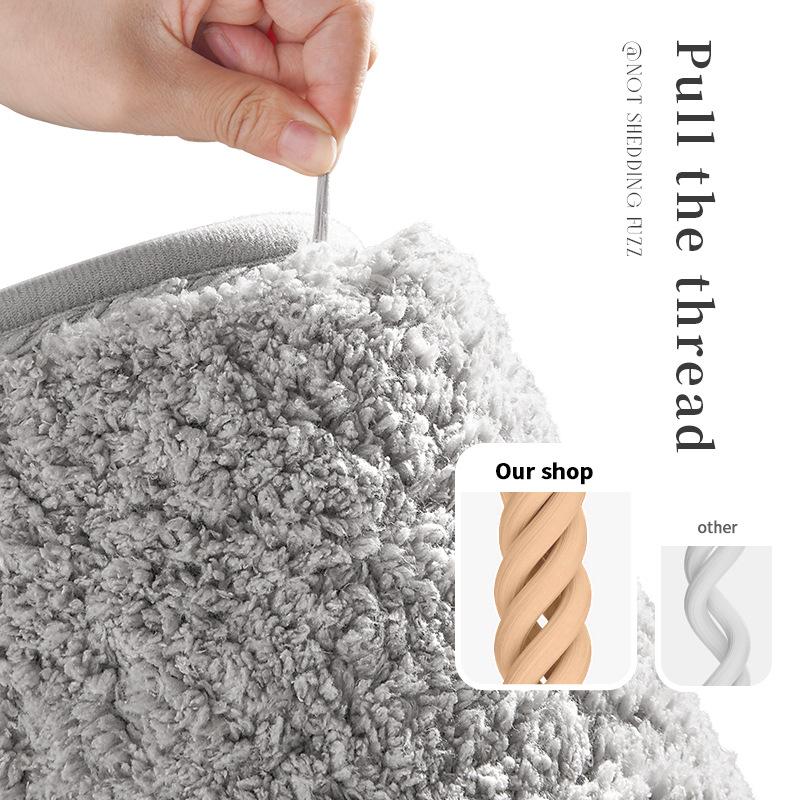 Extra veľká podložka do kúpeľne - Super savá, rýchloschnúca predložka do kúpeľne, protišmyková podlahová rohožka do vane a sprchového kúta, mäkký kúpeľňový koberec