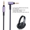 3,5mm AUX Audio-Kabeladapter Lautstärkeregelung 1,5m Kopfhörer-Audio-Kabelzubehör Audio-Kabeldraht für Sony WH-1000XM5 XM4 XM4