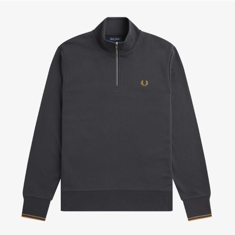 Fred Perry [baseline] Half Zip Up Sweatshirt  V07  Afpm2413574 V07