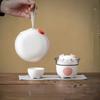 2pcs Tea Sets Company Opening Gift Cut Cartoon Tea Cup Set For Birthday Gift Holiday Gift And Festival Gift 3.74*3.74*2.95inch Food Service Equipment