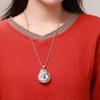Peacock High-end Phoenix Tibetan Silver Pendant for Women, Retro Chinese Style Pendant Chain, Long Necklace As a Gift for Mom