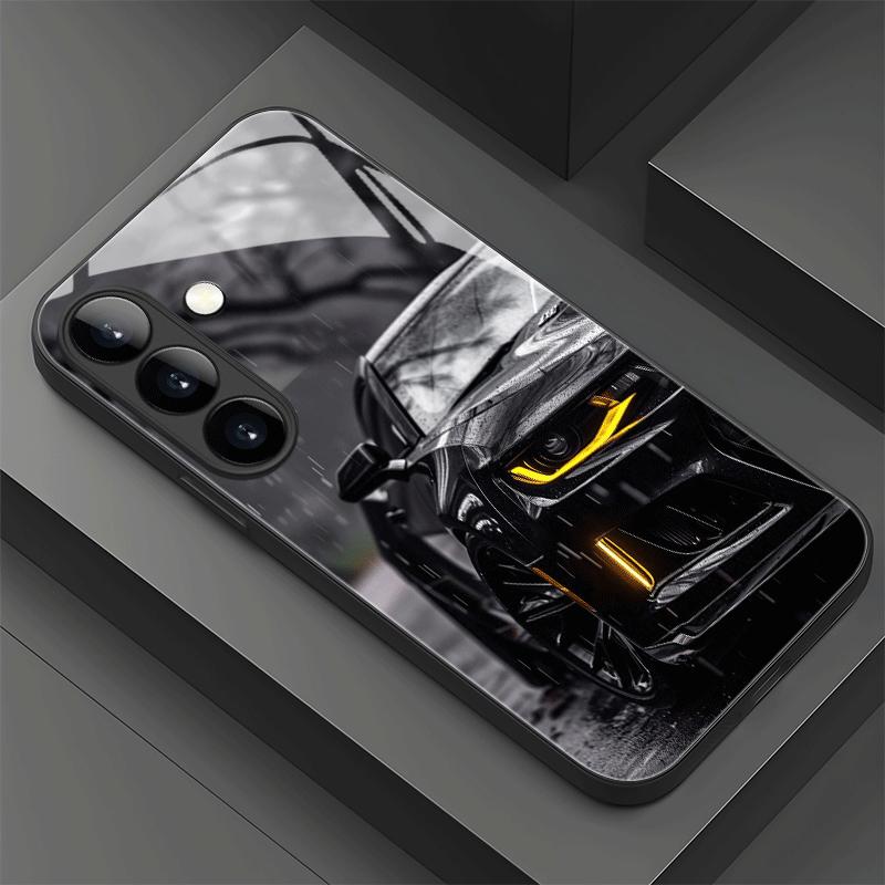 Cool car lights fashion phone cases phone case mobile phones glass for Samsung Galaxy S26 S25 S24 S23 S22 FE Ultra Plus
