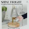 Adjustable Dimmable Electric Candle Warmer Lamp for 8 Oz Jar Candles, Modern Design, White Finish, Compatible with All Wax TypesZZ57 S06