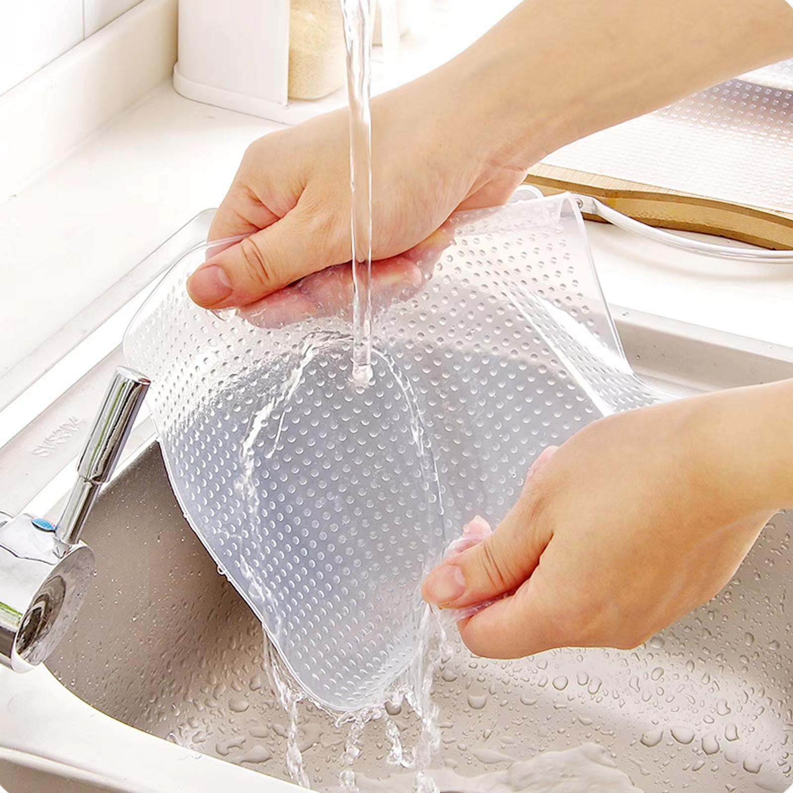 

Силиконовые многоразовые крышки для хранения продуктов питания, пластиковая пленка, крышка от брызг для микроволновки, можно мыть в посудомоечной машине, не содержит бисфенол А, кухонные принадлежности 15 15CM