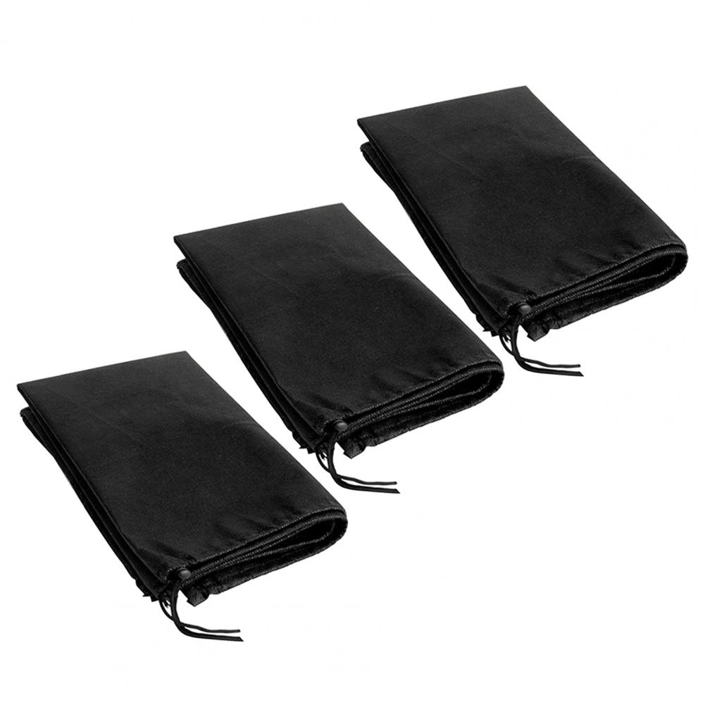 

24*20 дюймов 3 шт City Pickers сменные мульчирующие чехлы с завязками дышащие сборщики растений высокие грядки крышки для ящиков для выращивания чёрный