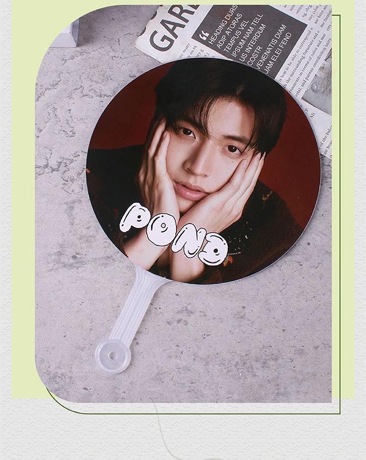 Büyük ve Küçük Kendin Yap Konser Yelpazeleri - Japon/Kore Yıldızı ve Anime Yuvarlak Yelpaze Ürünleri