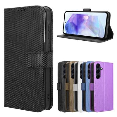 Flip Ledertasche für Samsung Galaxy A55 A35 A25 A15 A54 A34 A24 A14 Brieftasche Kartensteckplatz Magnetische Telefonabdeckung Tasche