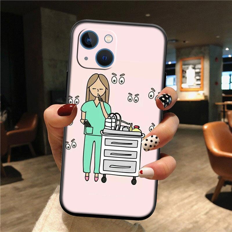 Arzt Krankenschwester Muschel Handyhülle für Samsung Galaxy A11 A12 A13 A15 A52S A53 A55 A56 A70 A71 A72 A73 F06 F16 F56 S10 Plus S10e