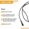ABS Wheel Speed Sensor No.4C4Z2C190BA Front Left Right ABS Sensor Anti-lock Braking System Sensor for Ford F-650/F-750 2004-2015