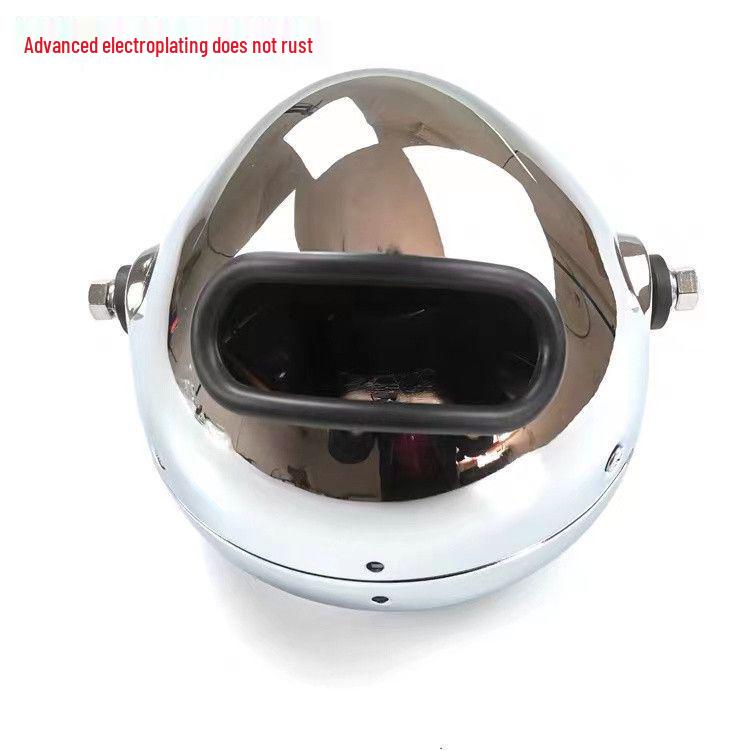 GN125 Round Headlight Assembly for Motorcycle - Prince 8 Model