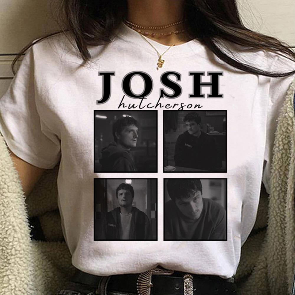 Josh Hutcherson tshirts women Japanese Y2K tshirts female harajuku funny 2000s clothing