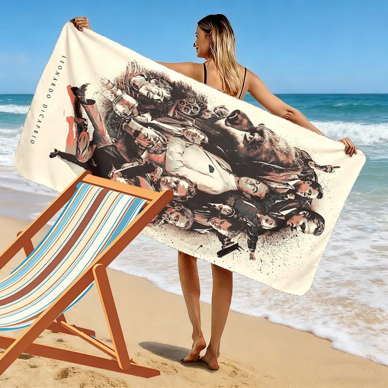 Echoes Gatsby's Glamour Beach Towel Beach Towel for Vacation Photos Beach Swim Absorbent Bath Towel Outdoor Pool Towel Fashion Comfort Beach Towel