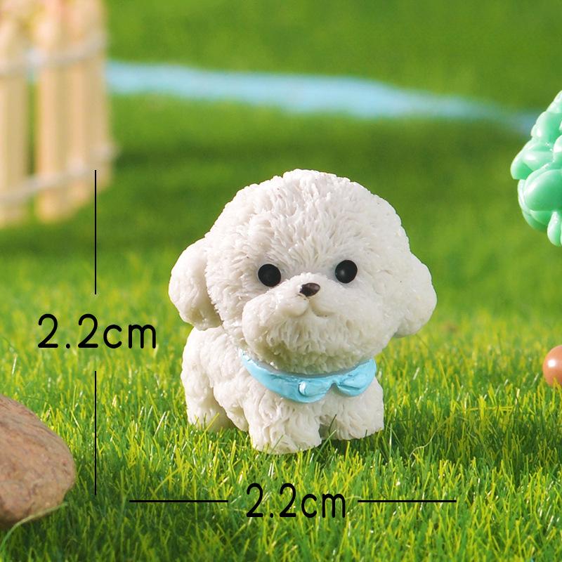 Micro-landscape Cute Mini Dog Samoyed Shih Tzu Handmade Accessory Small Ornaments