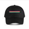 Rainbow  Bold Text Color Pride  Themed Design Baseball Cap Fashion Outdoor Sports Sunhat Unisex Snapback Cap Womens