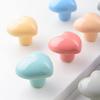 HUAMULAN 15PCS Glossy Ceramic Knobs Heart Shape Cabinet Dresser Pulls Door Handles Cupboard Wardrobe Drawer,3 Size Mounting Screws, Assorted Color