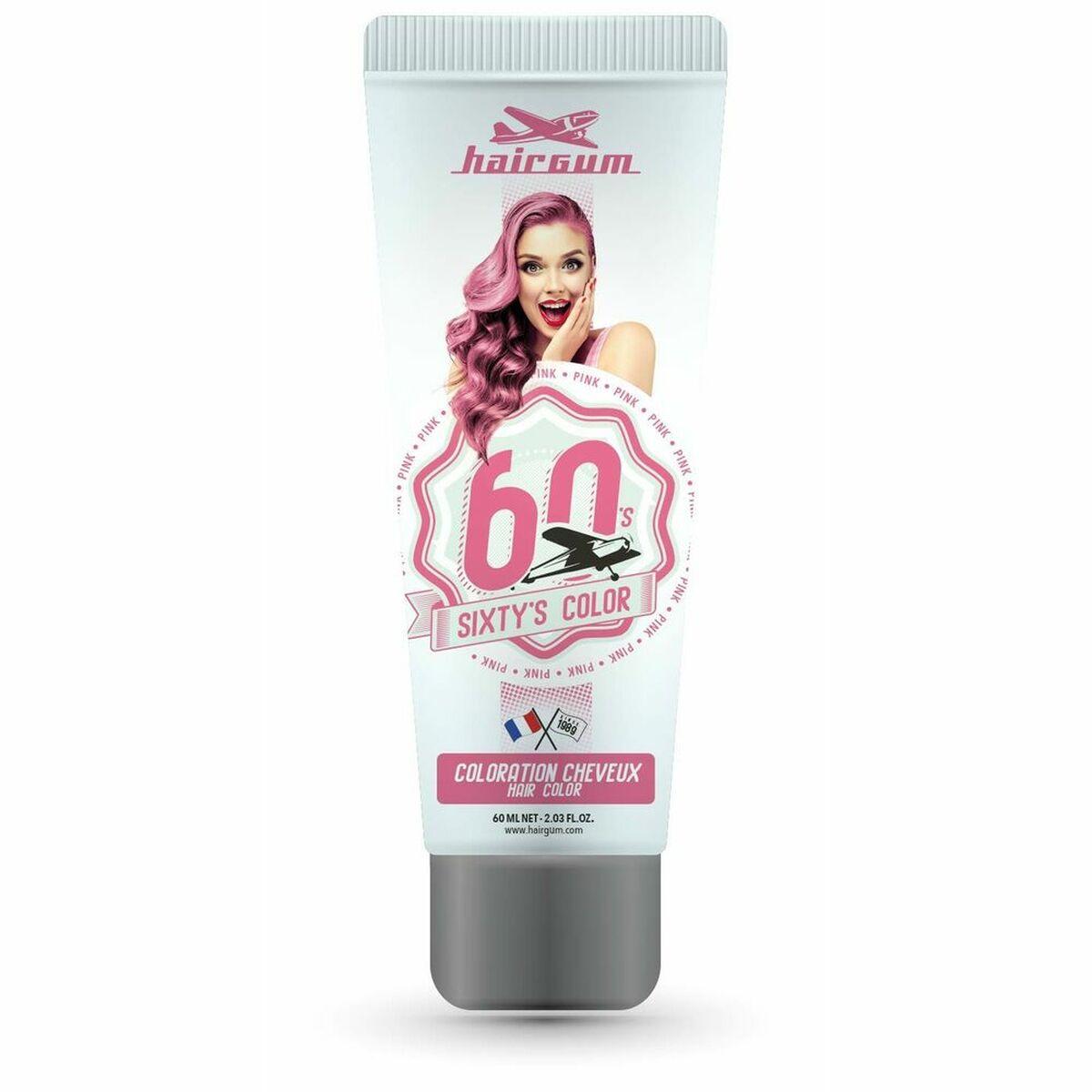 

Полуперманентная краска для волос Hairgum Sixty s Color Розовый (60 мл)