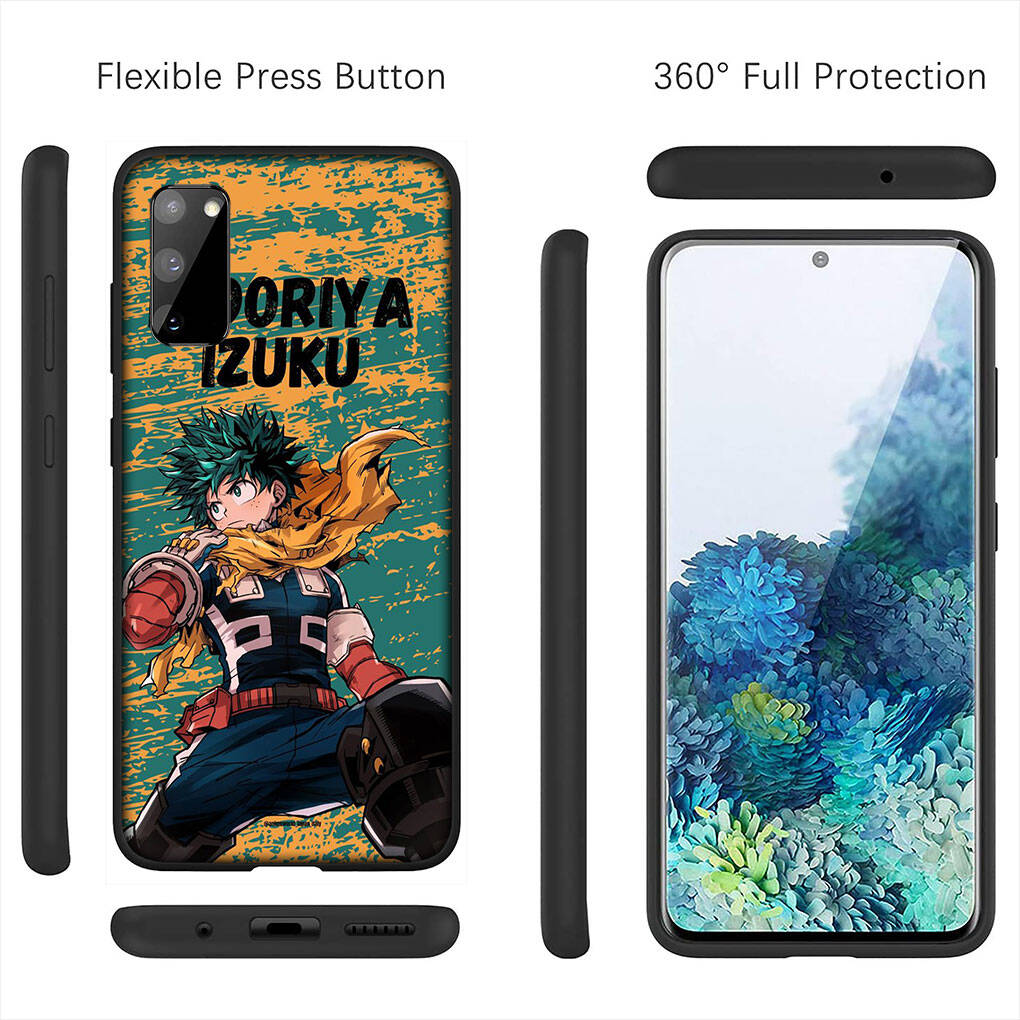 For Motorola Moto Edge 70 60 50 G54 G05 G86 Samsung Galaxy S25 iPhone 17 16 15 Xiaomi Redmi Note 14 13 Pro Max Phone Case Anime My Hero Academia Cover