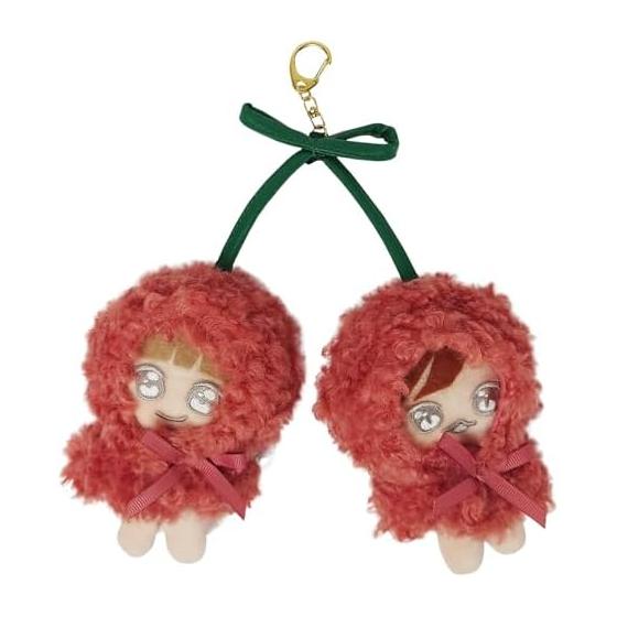 [Cross Marberry] Oshikatsu Charm Sewn Poncho 10cm Sewn Clothes Keychain Cherry Dress Up Sewing Stuffed Toy kpopdoll Concert Otakatsu Wotakatsu R80
