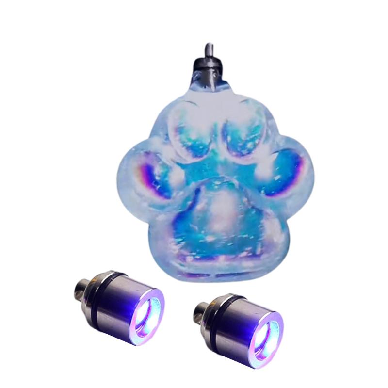 Practical Love for Cat Paw Light Bulb Silicone Molds Handmade BPA-free Easy To Release No Residue for Keychain Making Cr