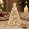 Immersive Handmade Experience Gift DIY Christmas Tree Beading Kit for Adults Beginners, 3D Ornament with Full Educational Art Tool Tools And