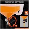 A25F-Universal Vehicle 15Pcs Car Accessories Pour Oil Tool Spill Proof Coolant Filling Kit Plastic Funnel Spout