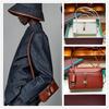 Box Crossbody Bag Genuine Leather Minimalist Fashion Shoulder Women Daily Use