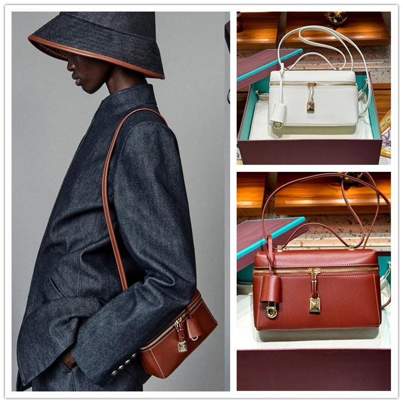 Box Crossbody Bag Genuine Leather Minimalist Fashion Shoulder Women Daily Use