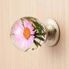 Door Pulls Unique Resin Wardrobe Knob Cupboard Handle Modern Furniture Handle Crystal Ball Shape Cabinet Door Handle