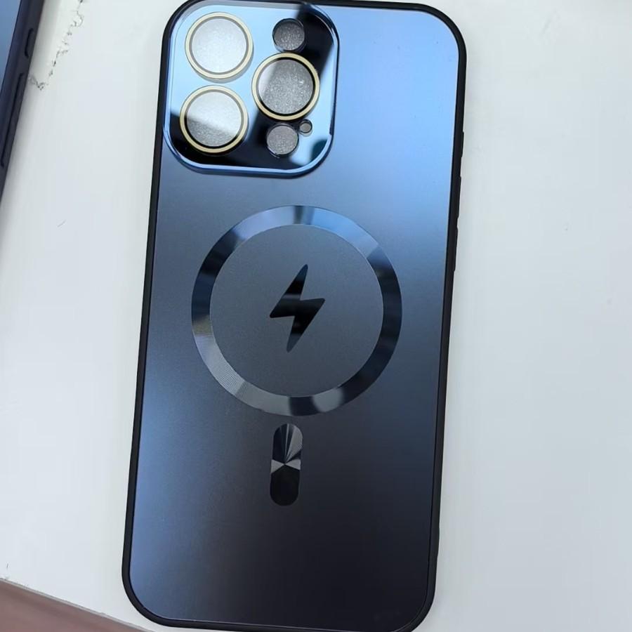 Applicable To iPhone17 Lightning Magnetic Charging Mobile Phone Case Matte Apple 16proMax All-inclusive Anti-drop 15 Protective Case