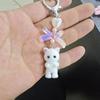 Fashion Heart Bow Shaped Key Ring Cartoon Animals Pendant Key Chain Cat Pendant Keychain  Women