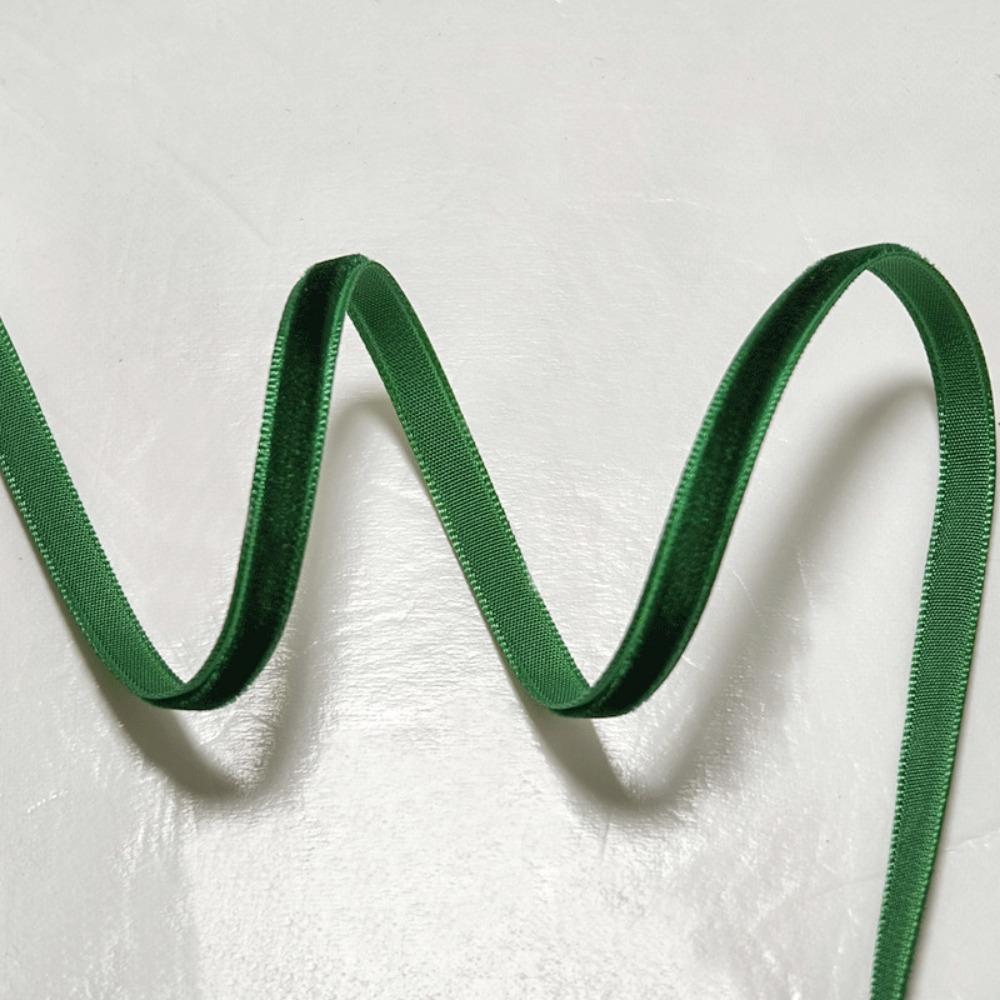 New 5 Yards Velvet Ribbon 6/10/15/20/25/40mm DIY Gift Wrapping Ribbon Single-Sided Handmade Velour Ribbons Bow Flower Bouquet