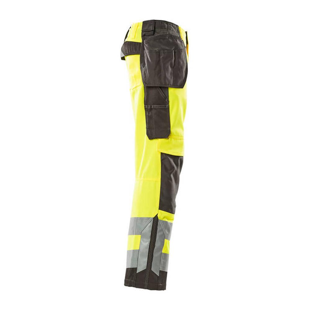 Mascot Mens Safe Supreme Wigan Hi-Vis Holster Pocket Work Trousers