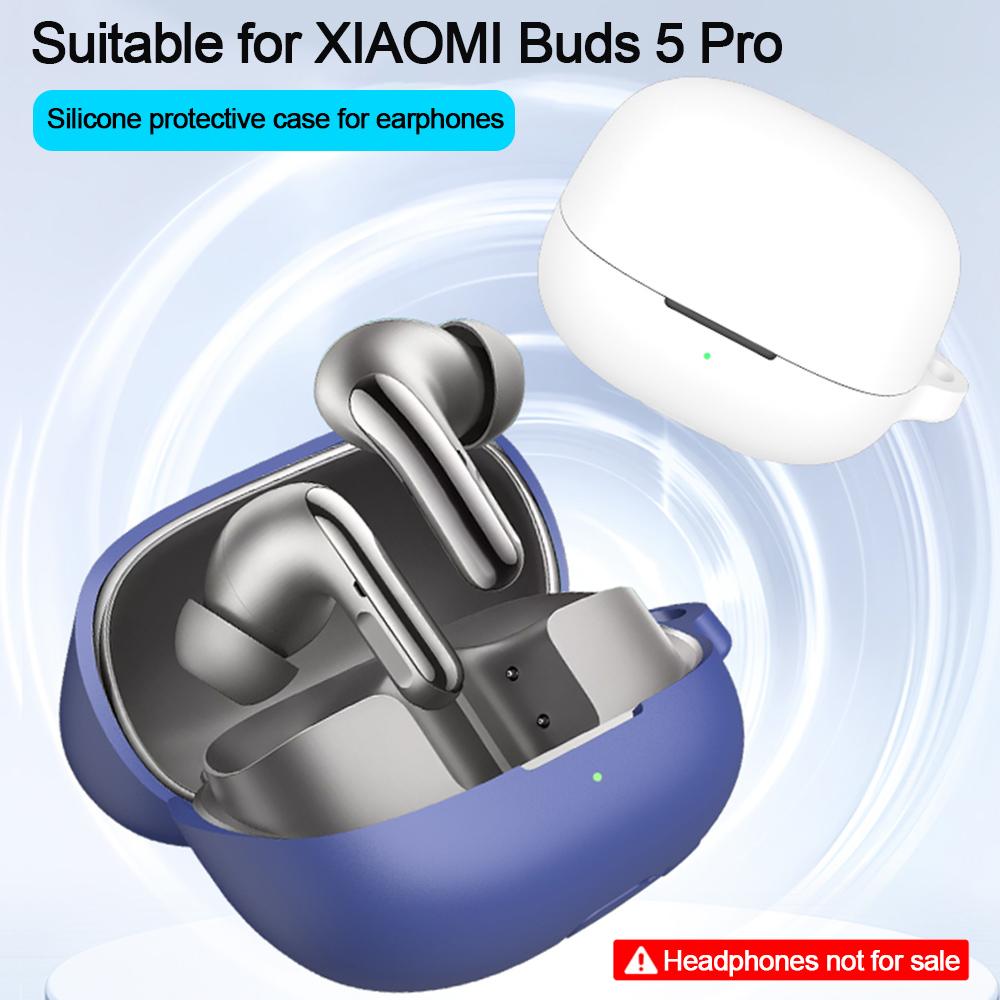 Karabinerrel Fülhallgató Tok Esésgátló Töltődoboz Héj Xiaomi Buds 5 Pro-hoz
