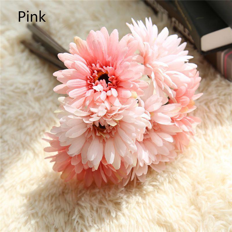 

28см10 головок/букет искусственные цветочные шелковые цветы искусственный цветок герберы для украшения дома