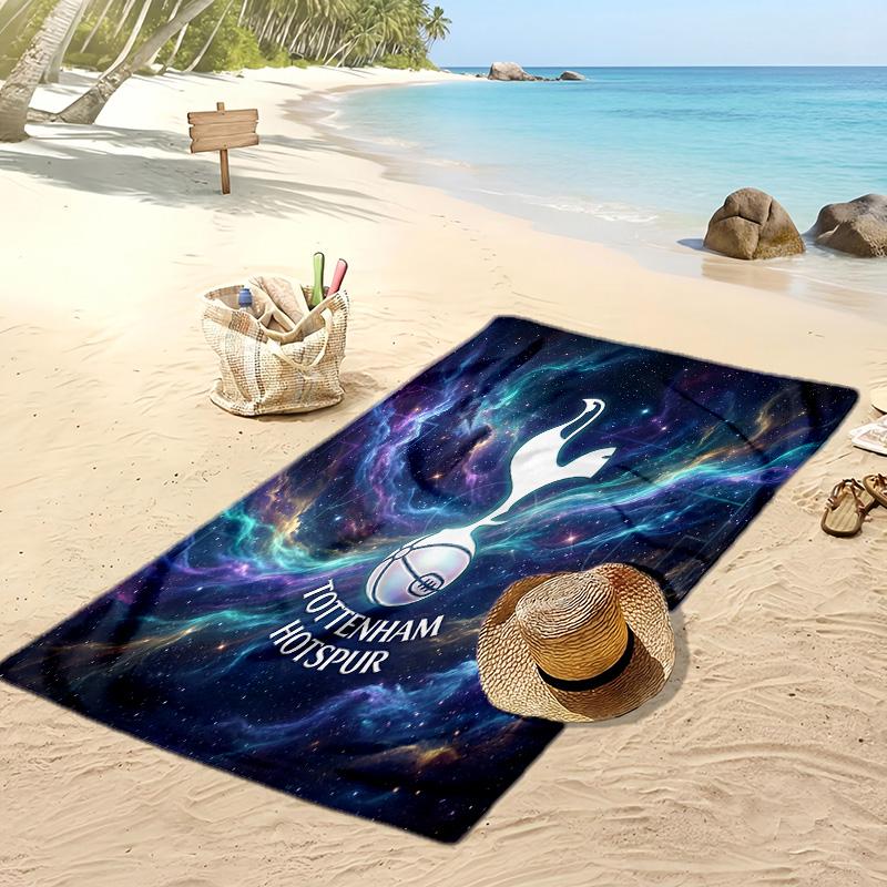 Tottenham Hotspur Printed Beach Towel Quick Dry Soft TowelPortable Large Rectangular Beach Blanket for Travel Swimming Pool