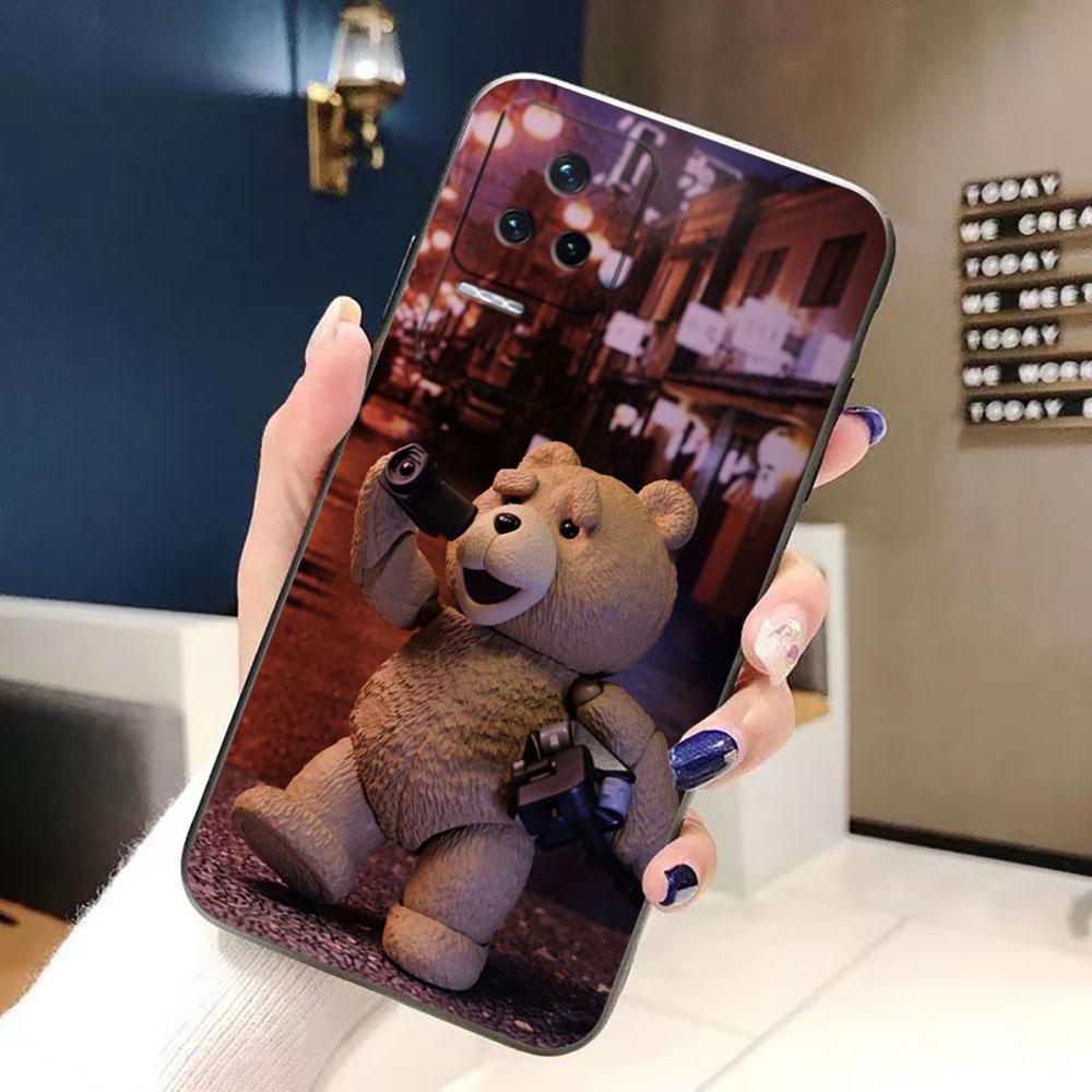 Die Niedliche Teddybären Handyhülle Für Redmi K60 K40 Gaming K30 13C 12C 12 10 10C 9T 9C 9A 9 8 7 6 A1 A2 Silikonhülle Funda Cover