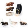 Elegant Black Retro Women's Belt With Simple Design Perfect For Jeans And Casual Outfits