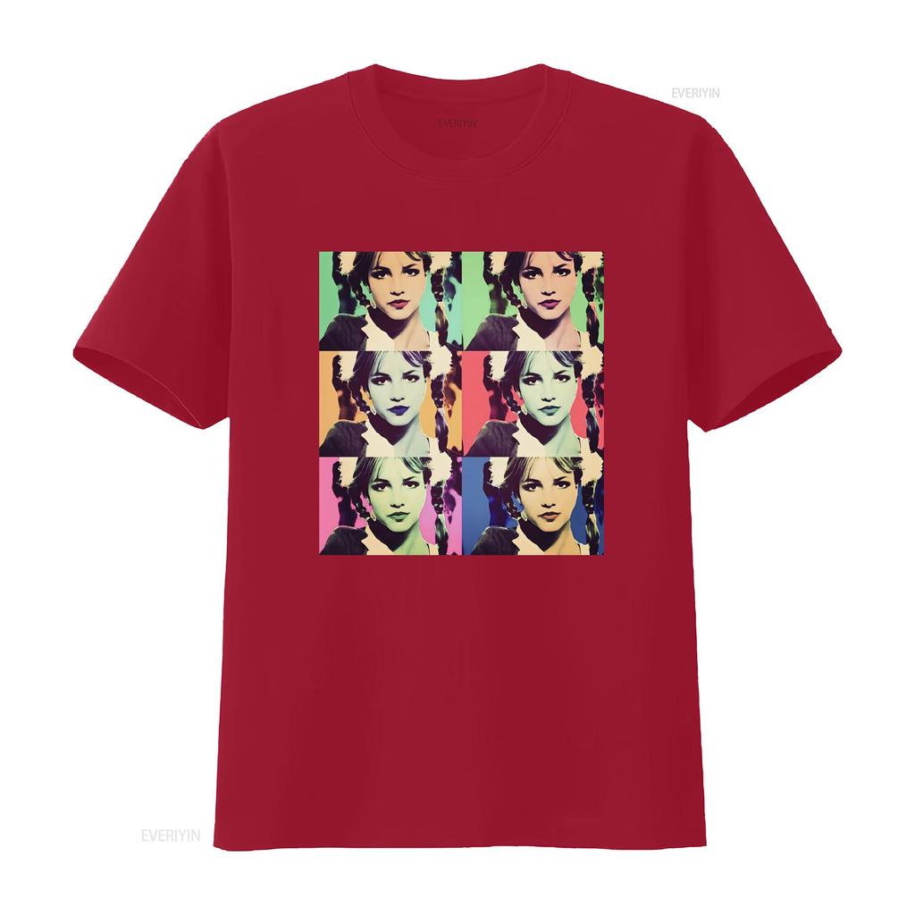 Retro Pop Art s Music Idol Color Block Portrait Print Casual T Shirt vintage Washed Breathable homme Comfortable Soft graphic