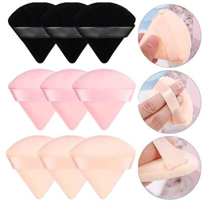 Powder Puff Face Makeup Sponge Cosmetics Soft Cotton Face Powder Puff  Washable Velvet Makeup Puff Tools