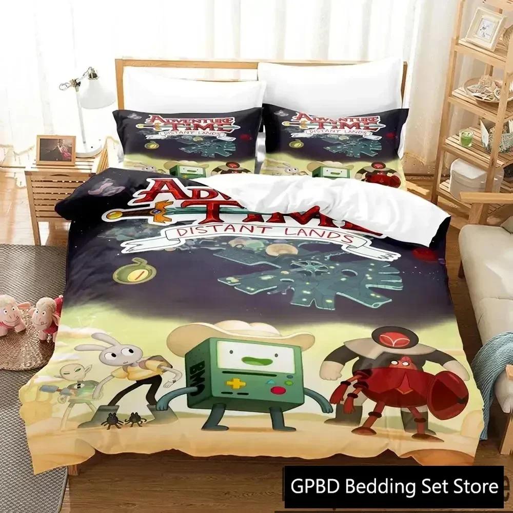 

3D Принт Время Приключений Финн Джейк Собака Лицо Постельный Комплект Мальчики Девочки Полуторный Двуспальный Кинг Сайз Пододеяльник Наволочка Кровать Мальчики Взрослый 70x133cm 2pcs