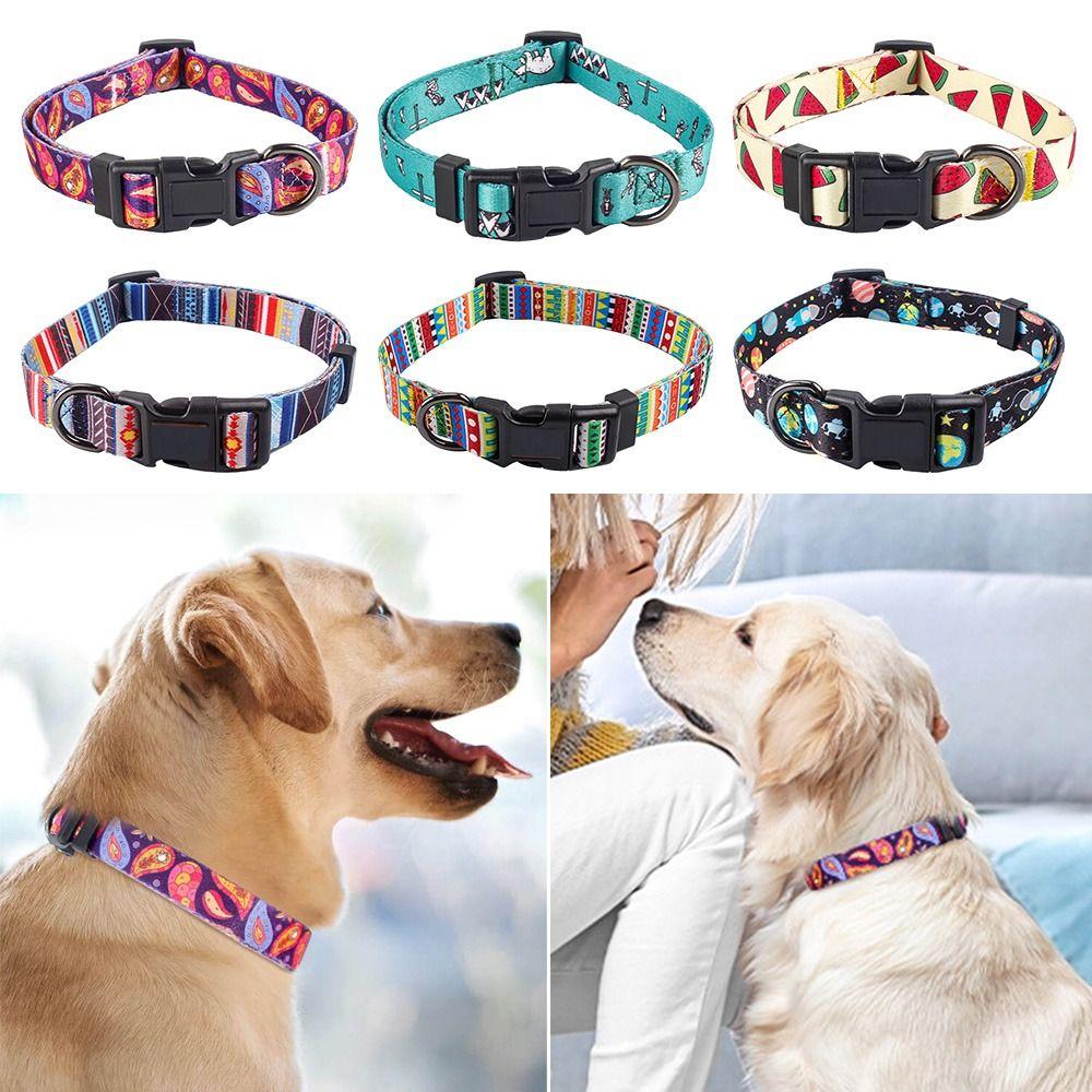 

Fashion Nylon Small Medium Dog Dogs Collar Pet Necklace Dog Supplies Cat Jewelry